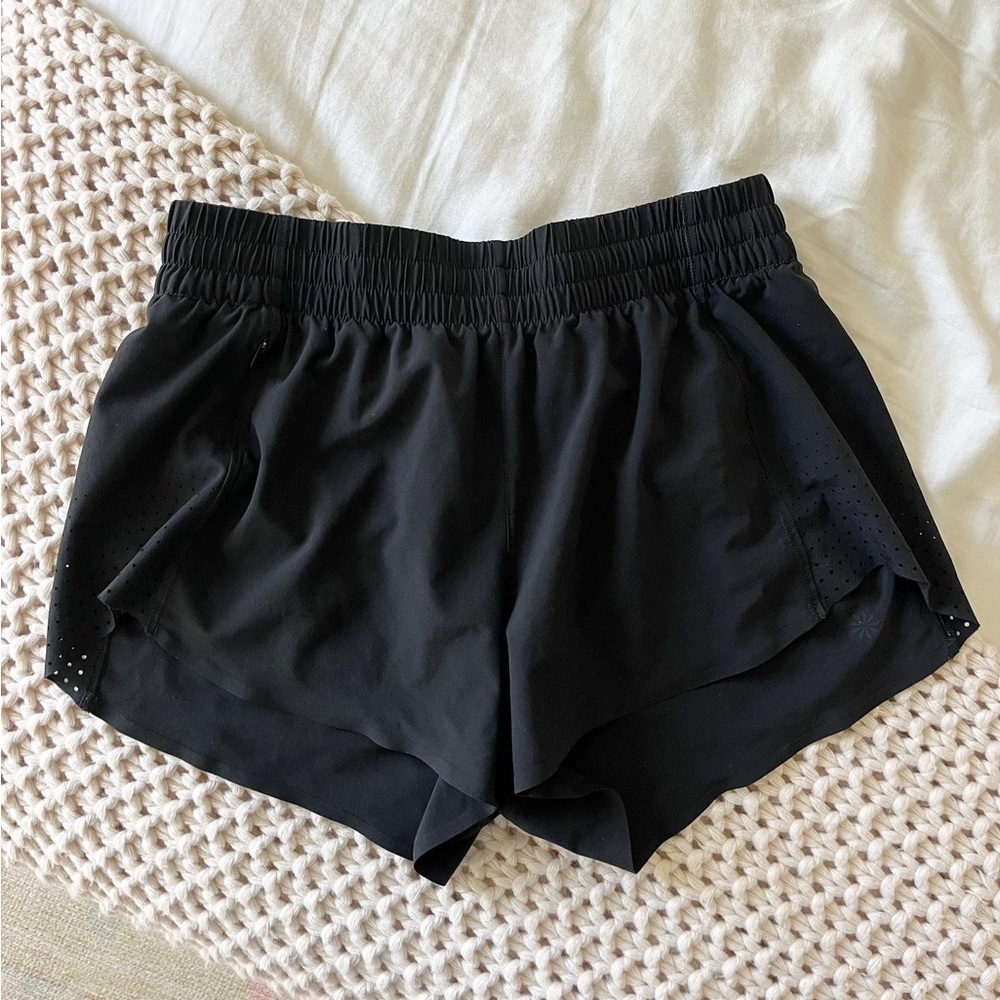 Black Athleta Hustle 3” Shorts
